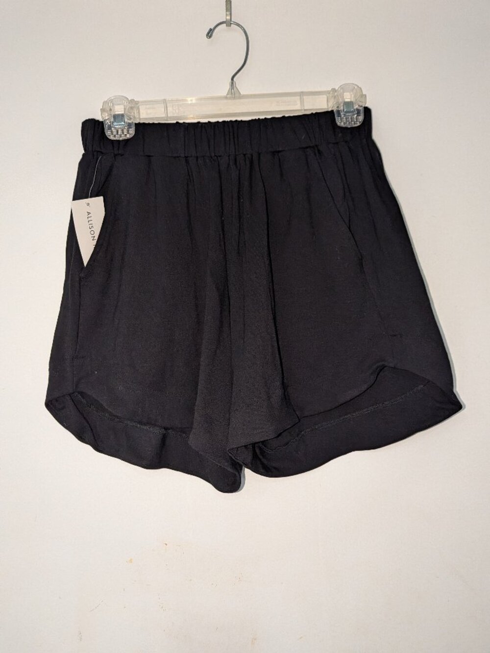 NWT Allison Izu Havana Shorts Black Soft Ponte XS